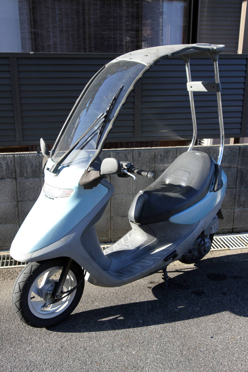 屋根付きバイク キャビーナ90 現状実働走行可能 後輪タイヤ新品交換済 貴重なグリップヒーター付き 整備 レストアベースに の落札情報詳細 ヤフオク落札価格情報 オークフリー スマートフォン版