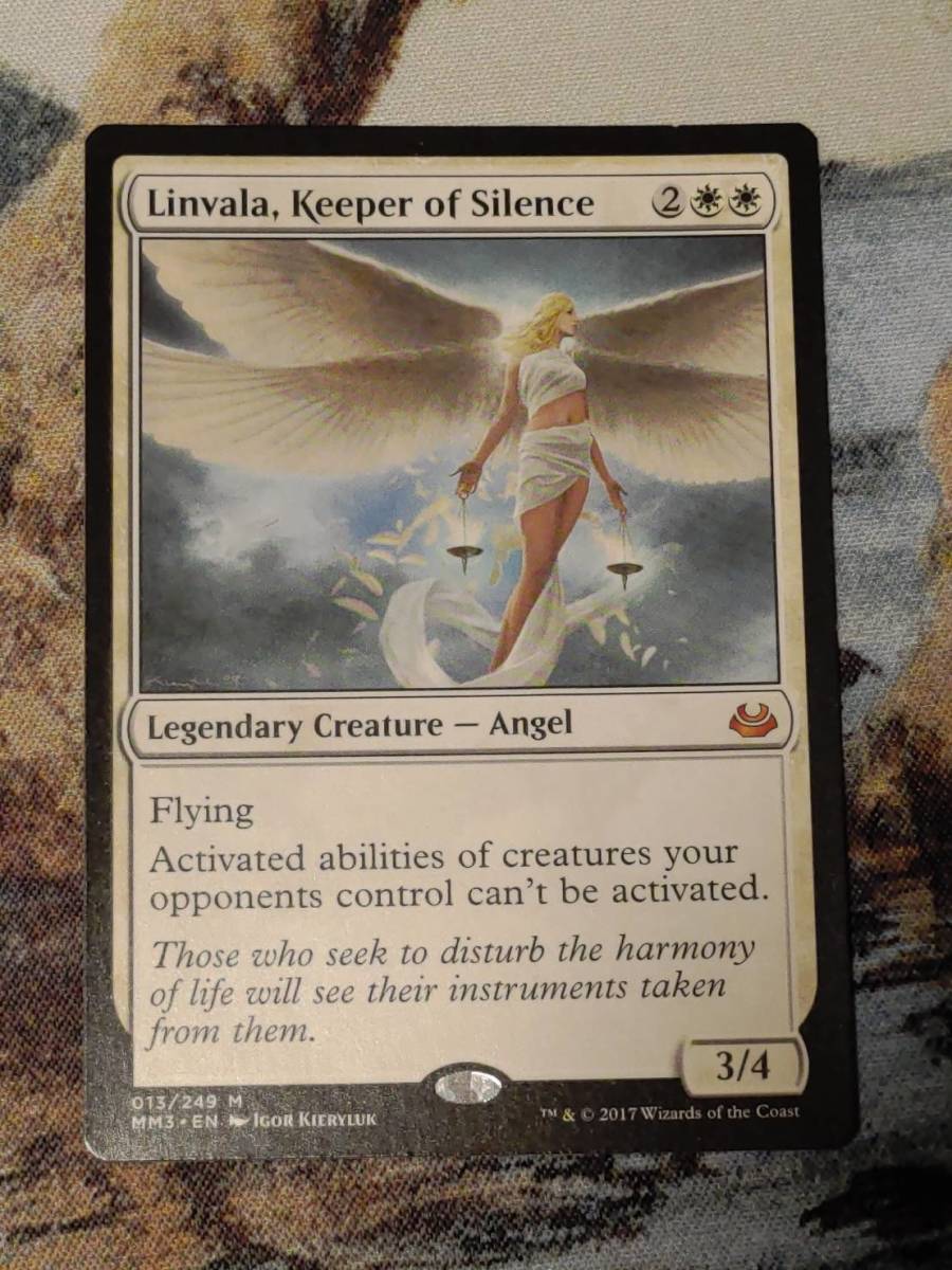 Mtg 静寂の守り手 リンヴァーラ Linvala Keeper Of Silence Mm3 英語1枚 の落札情報詳細 ヤフオク落札価格情報 オークフリー スマートフォン版