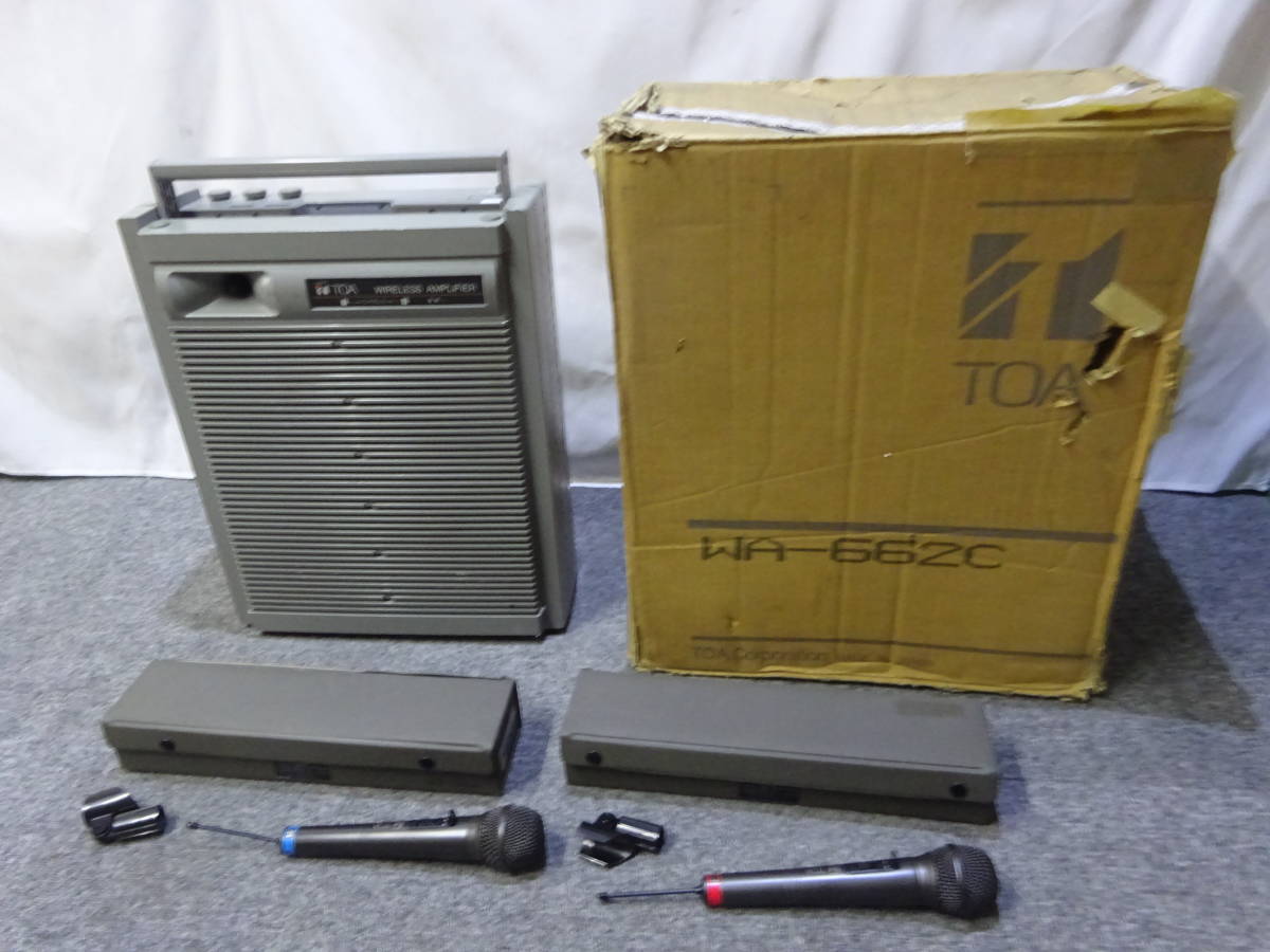 Q5871◇ TOA WIRELESS AMPLIFIER WA-662C ワイヤレスアンプ WTU-850 WM 