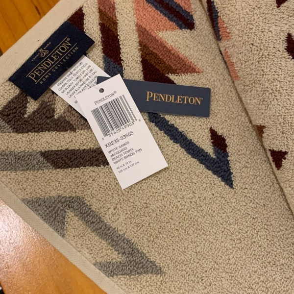 PENDLETON　ペンドルトン　ひざかけ　ブランケット　クイーン　ホワイト PENDLETON ペンドルトン ひざかけ ブランケット クイーン