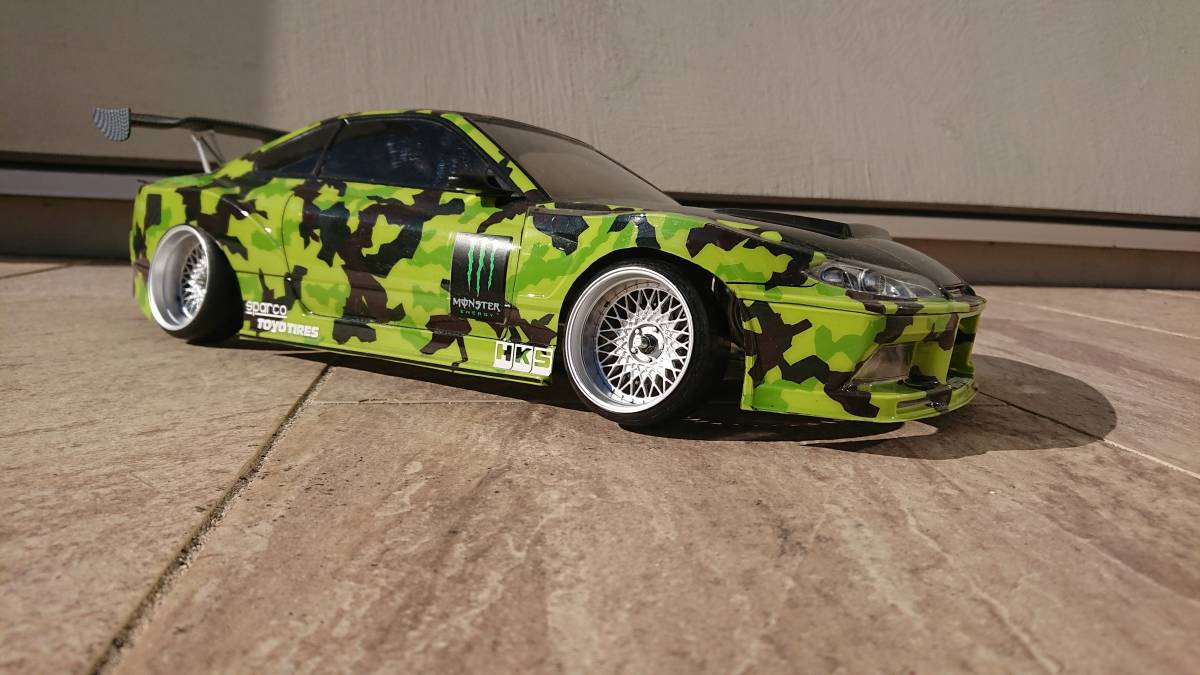 ラジコン　ボディ　カザマ　S15 カザマオート シルビア s15 ラジコンボディ ドリフト 1/10 YD-2