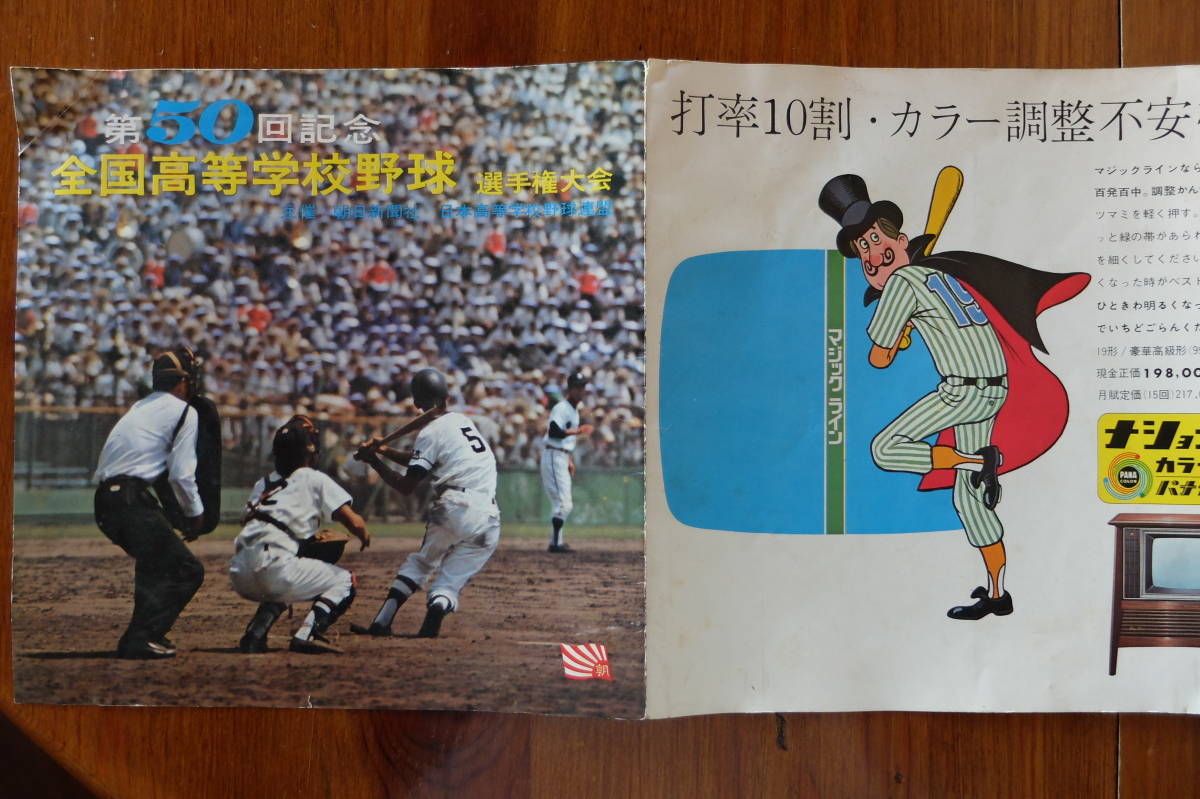 アサヒスポーツ別冊 甲子園大会 第37回全国高校野球選手権大会