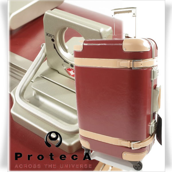 新品1円～☆定価22万 PROTeCA プロテカ 日本製 4輪スーツケース ジーニ