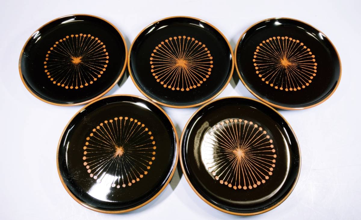 波佐見焼 白山陶器 花天目 黒色 和食器 モダン 銘々皿 5枚セット 小皿 花火 美品 の落札情報詳細 ヤフオク落札価格情報 オークフリー スマートフォン版