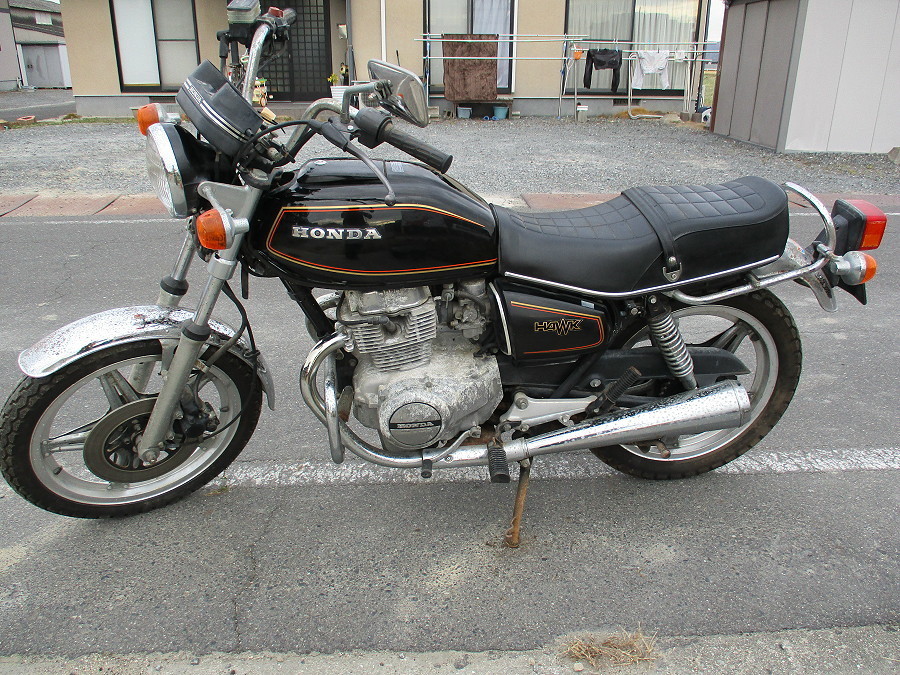ホンダ【 CB250T ホーク 未再生 国内 ノーマル車】書類あり 倉庫出た