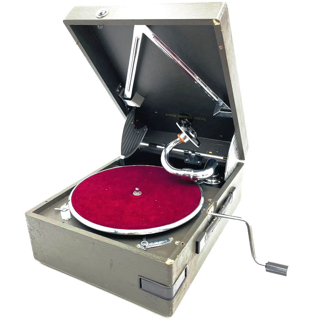 K12090 COLUMBIA コロンビア G-45 蓄音機 Viva-tonal Grafonola 大量針