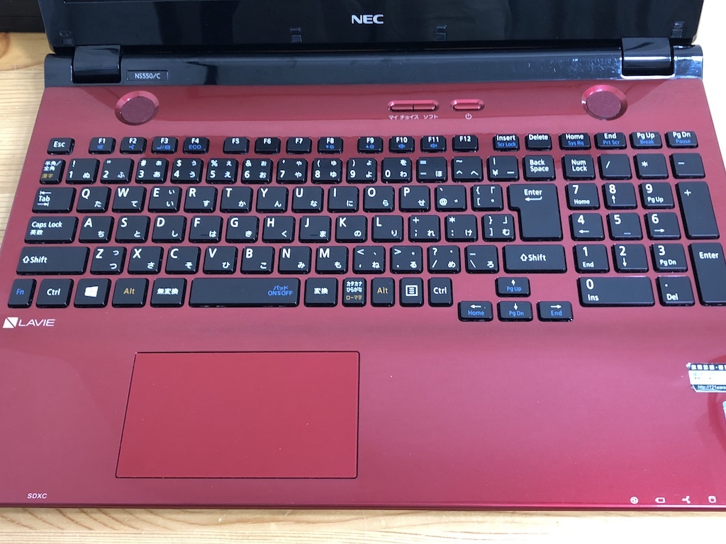NEC Lavie LS550/RSB Core i5 タッチパネル