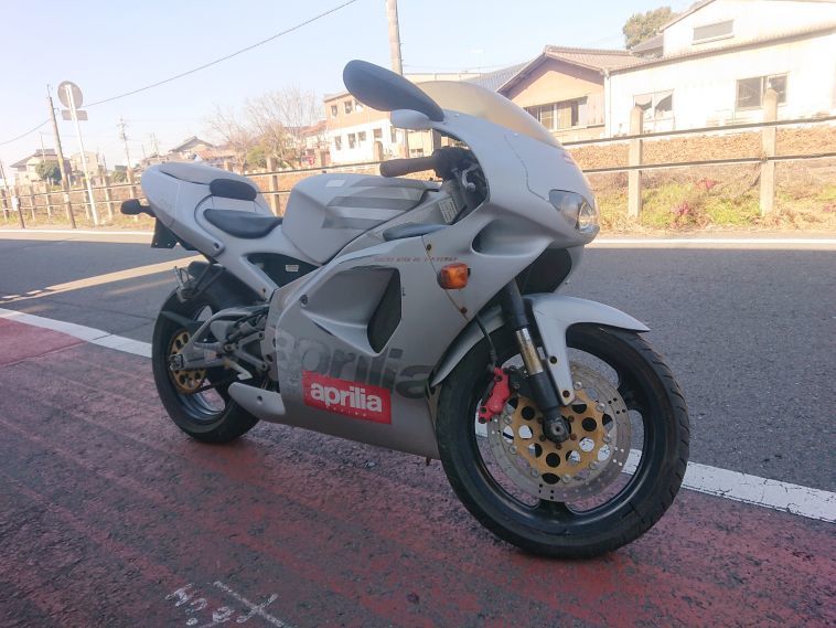 aprilia RS125 2スト シルバー 【不動車+中古エンジン＋諸部品  