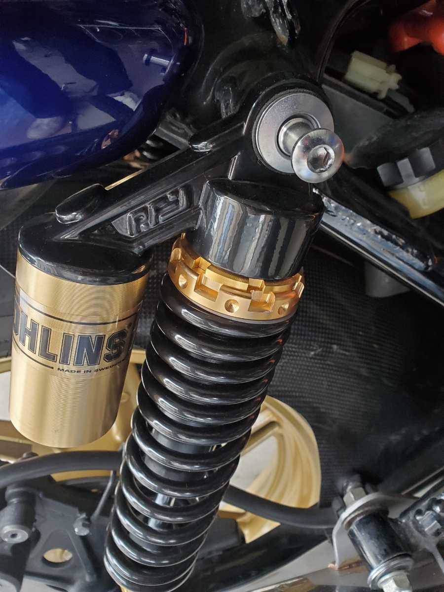 Öhlins サスペンション ステッカー付き（CB750 RC42 RFY リアショック 