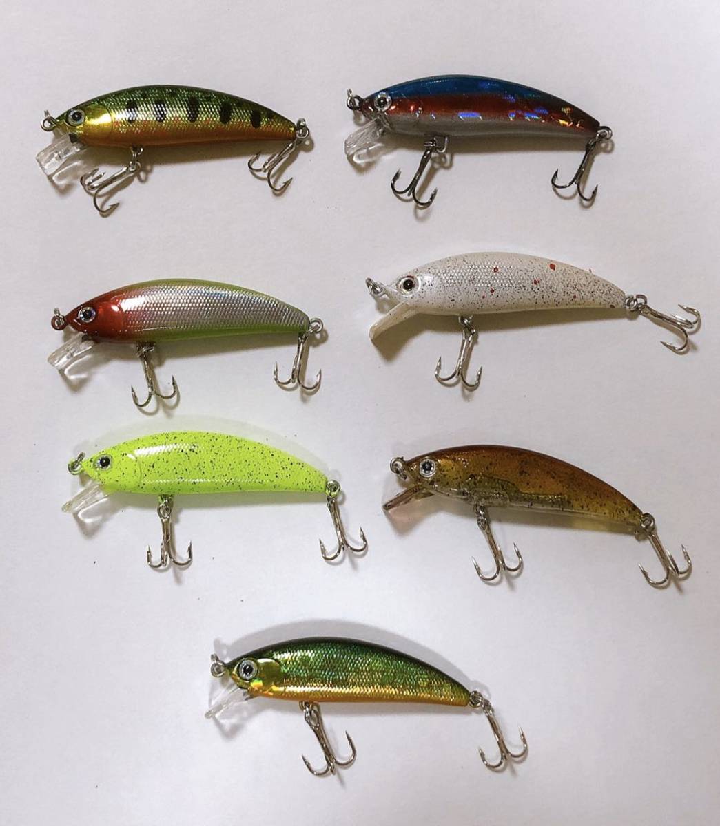 新品 渓流ミノー ヘビーシンキングミノー 50s ７個セット ルアー 湖 トラウト ニジマス ヤマメ 検コンパクト リュウキ 蝦夷 コンタクト の落札情報詳細 ヤフオク落札価格情報 オークフリー
