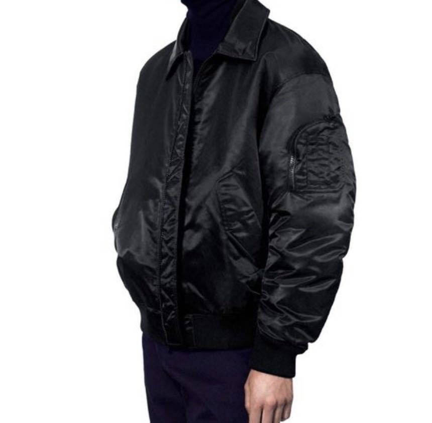 香取慎吾着用 UNIQLO +J ダウンオーバーサイズリブブルゾン 黒 S MA-1