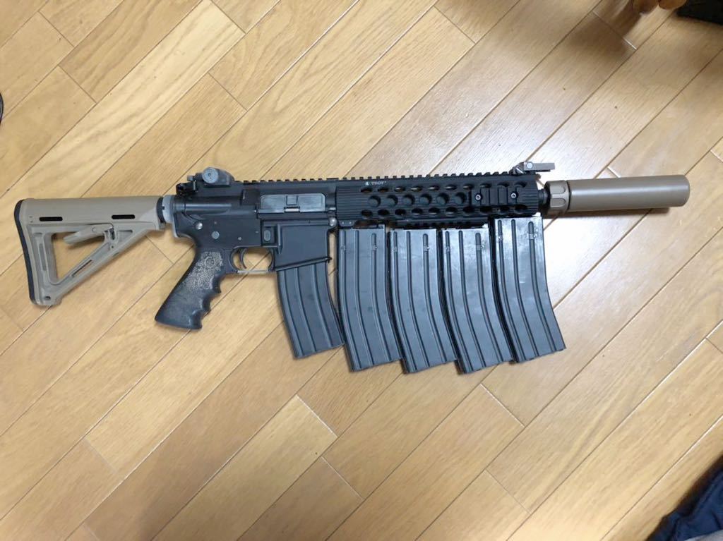 マルイ mws fbi HRT （マルイ ガスブローバック M4 MWS 外装変更