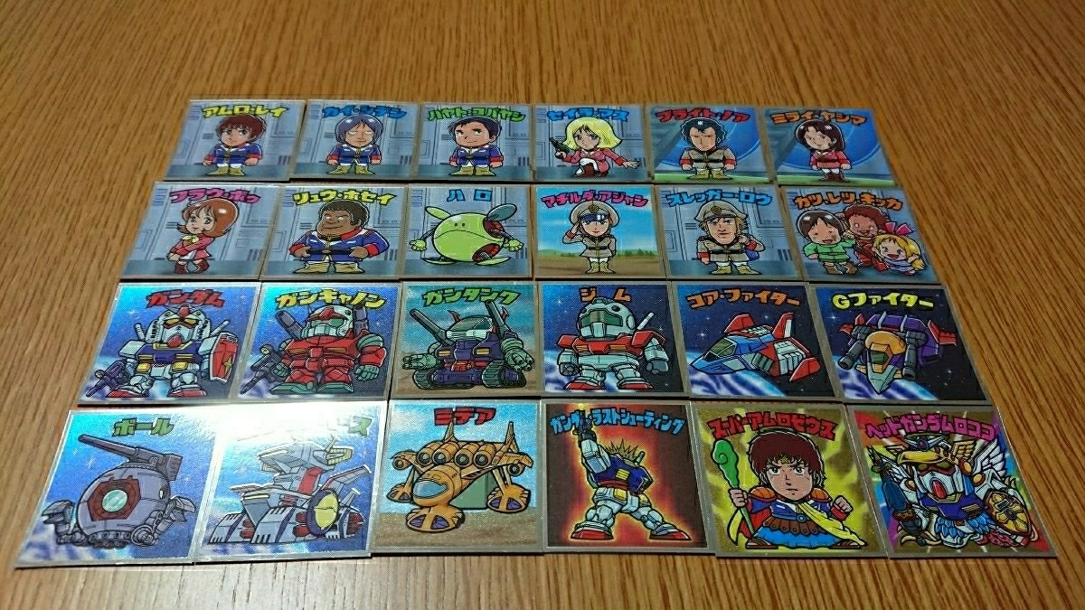 機動戦士ガンダムマンチョコ 全24種 フルコンプ ビックリマン