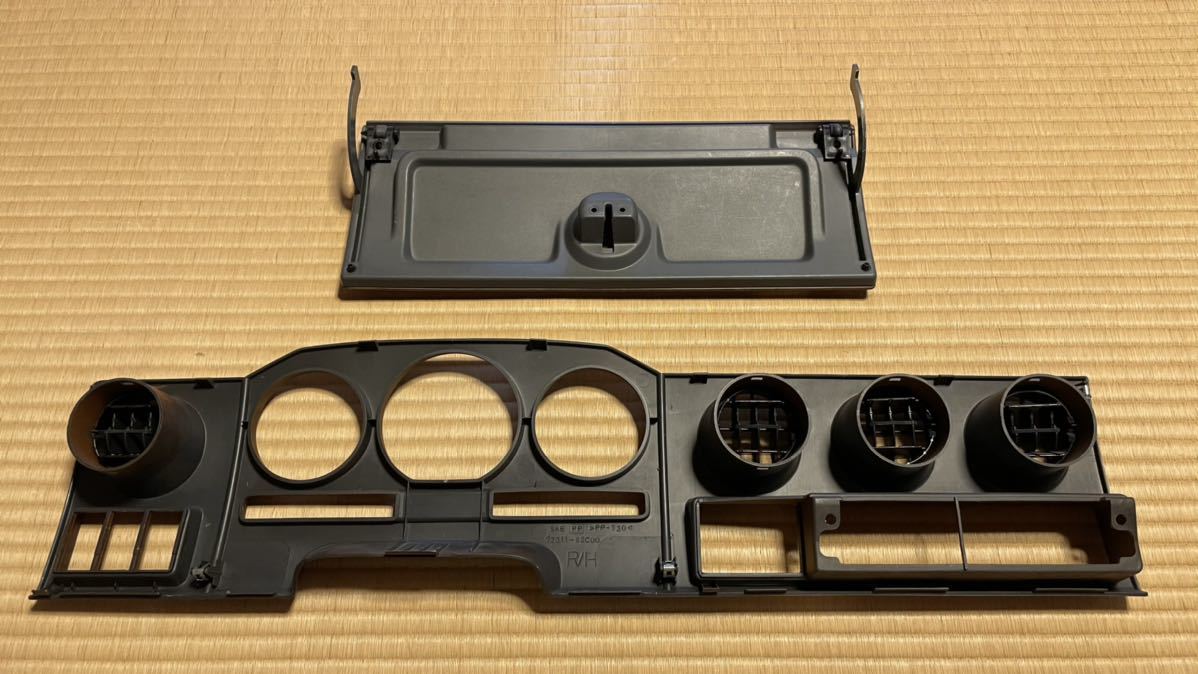 廃番]ジムニー JA12 JA22 純正ウッドパネル メーターパネル インパネ