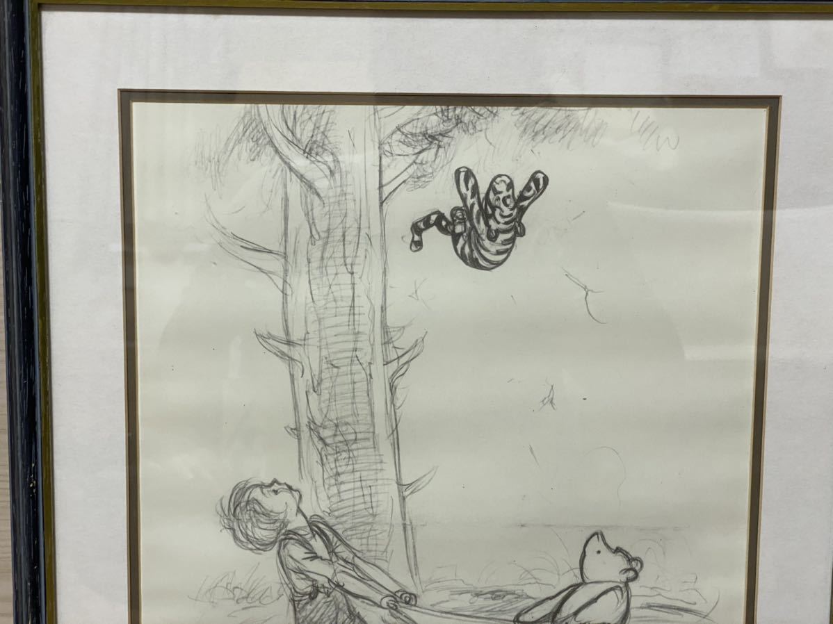 ディズニー くまのプーさん 鉛筆画 印刷額装 原画 エンピツ画 ウォルトディズニー E032 040 の落札情報詳細 ヤフオク落札価格情報 オークフリー スマートフォン版