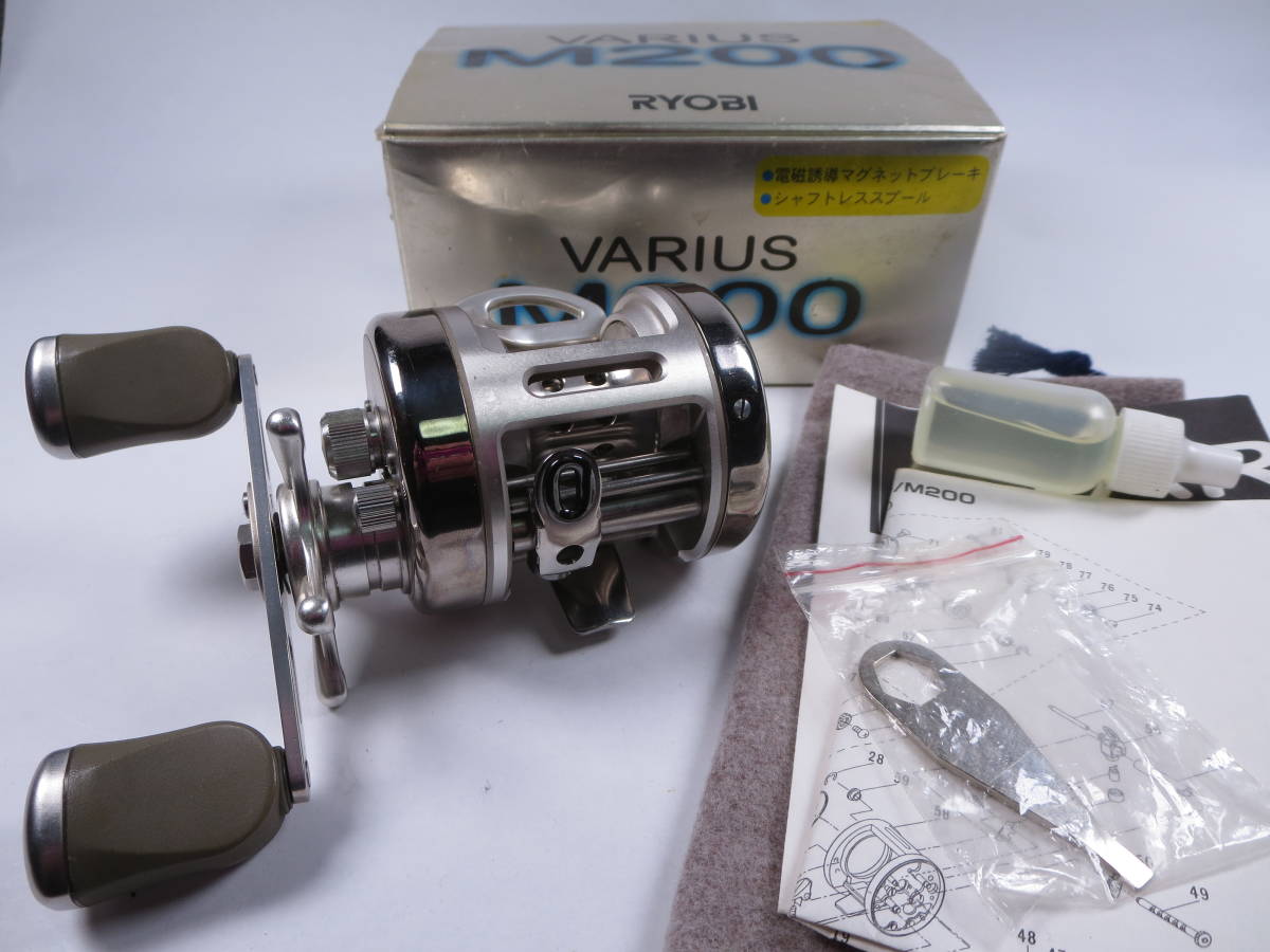 氣 付属品 リョービ バリウス M0 チタンボディー 日本製 Ryobi Varius Made In Japan 清水盛三 検 スペクトル ベイトリール の落札情報詳細 ヤフオク落札価格情報 オークフリー スマートフォン版
