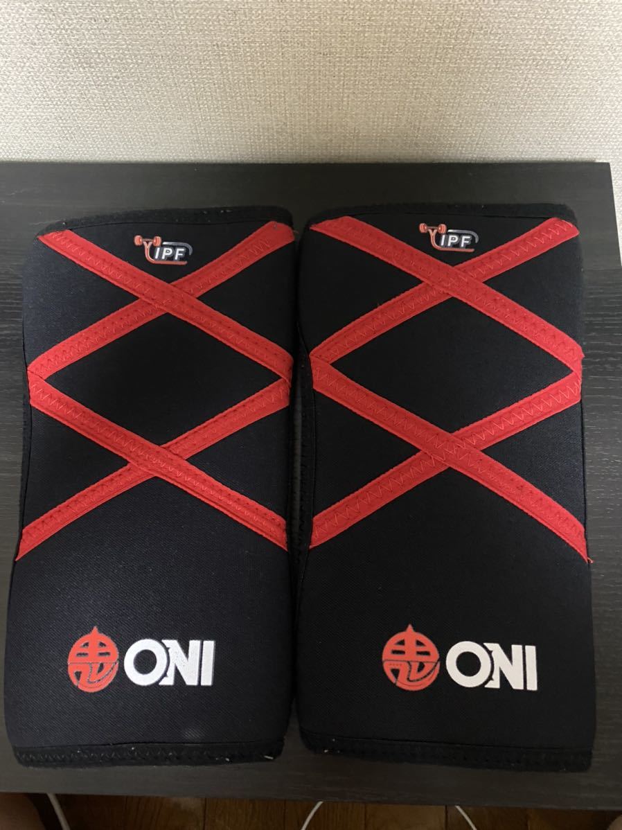 【S級品】ONI ニースリーブPRO⭐️Mサイズ⭐️美品 一部予約販売】【S級品】ONI ニースリーブPRO IPF公認 膝