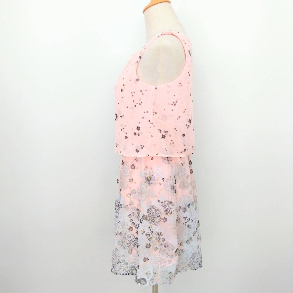 H M エイチアンドエム ノースリーブワンピース 花柄 可愛い ピンク 12 13y 160 80サイズ キッズ Z1356 の落札情報詳細 ヤフオク落札価格情報 オークフリー スマートフォン版