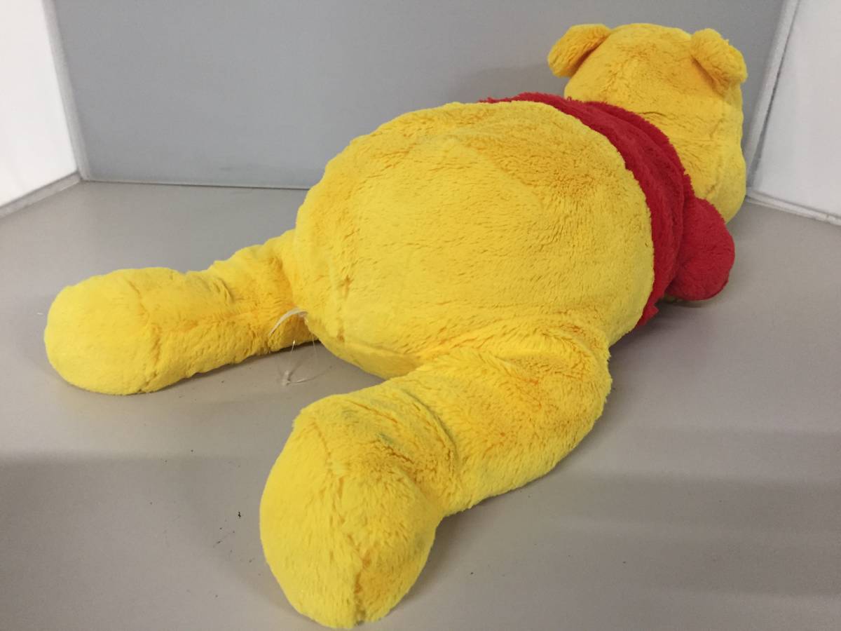 ○くまのプーさん 寝そべり ぬいぐるみ 約60cm 大きいサイズ