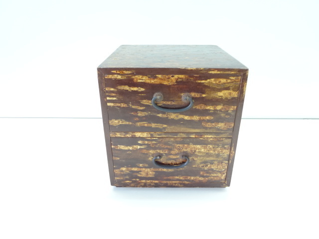 角館の桜皮細工 小物入れ 引き出し KS-50☆USED の落札情報詳細 ...