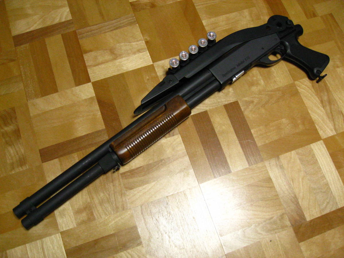 Golden Eagle M870 ガスショットガン用 リアルウッド フォア