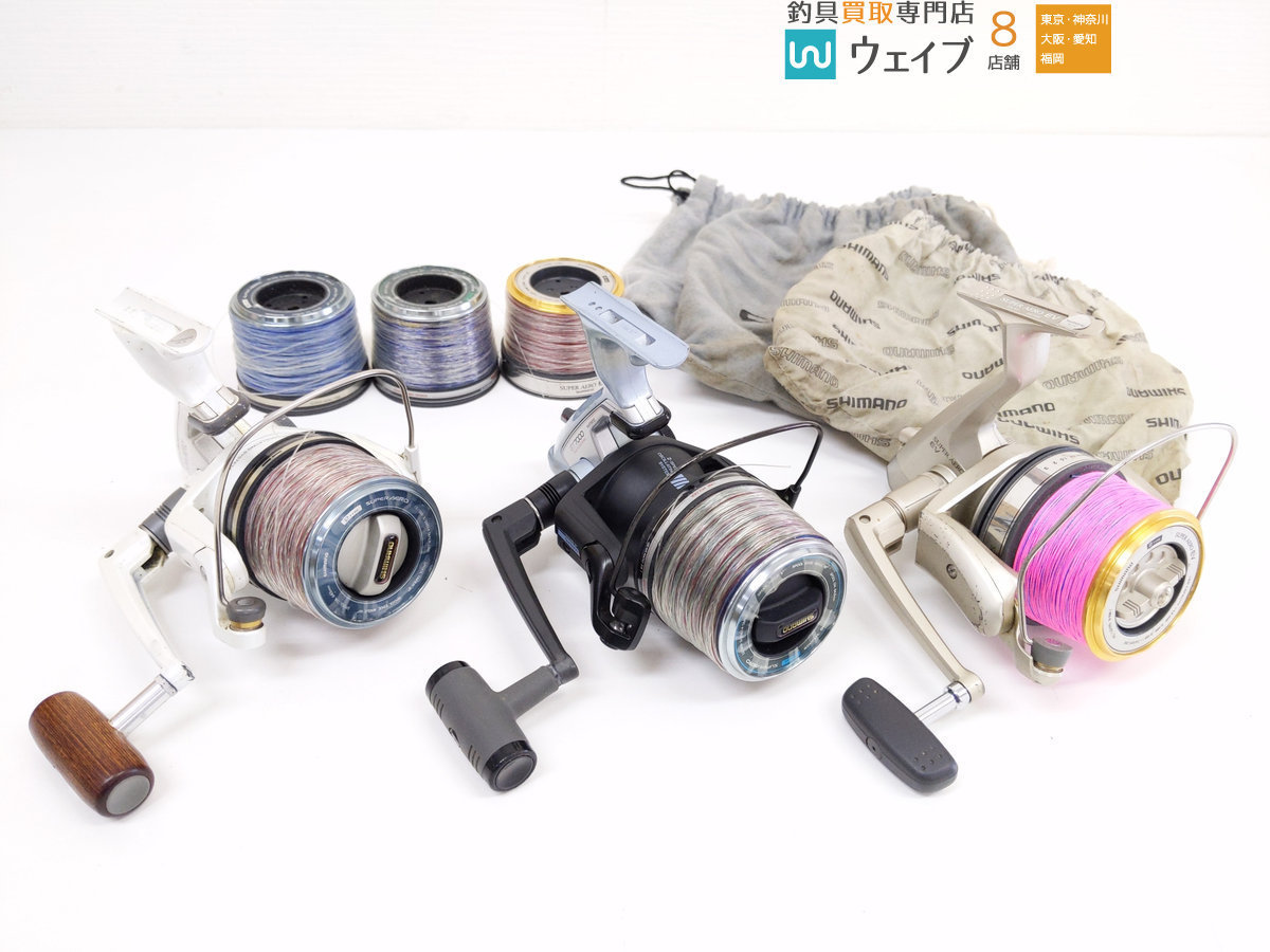 シマノ スーパーエアロ 7000 替えスプール付き 等計3個中古 の落札情報詳細 ヤフオク落札価格情報 オークフリー