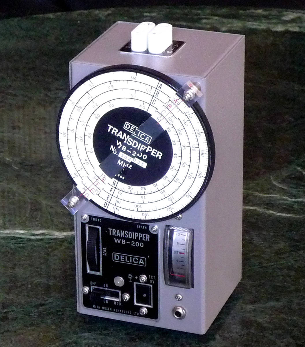 G059-lA6731 DELICA 三田無線 TRANSDIPPER ディップメーター アマチュア無線 WB-200 現状品⑧ DELICA 三田無線研究所 TRANSDIPPER WB-200 ディップメーター CRT 栃木