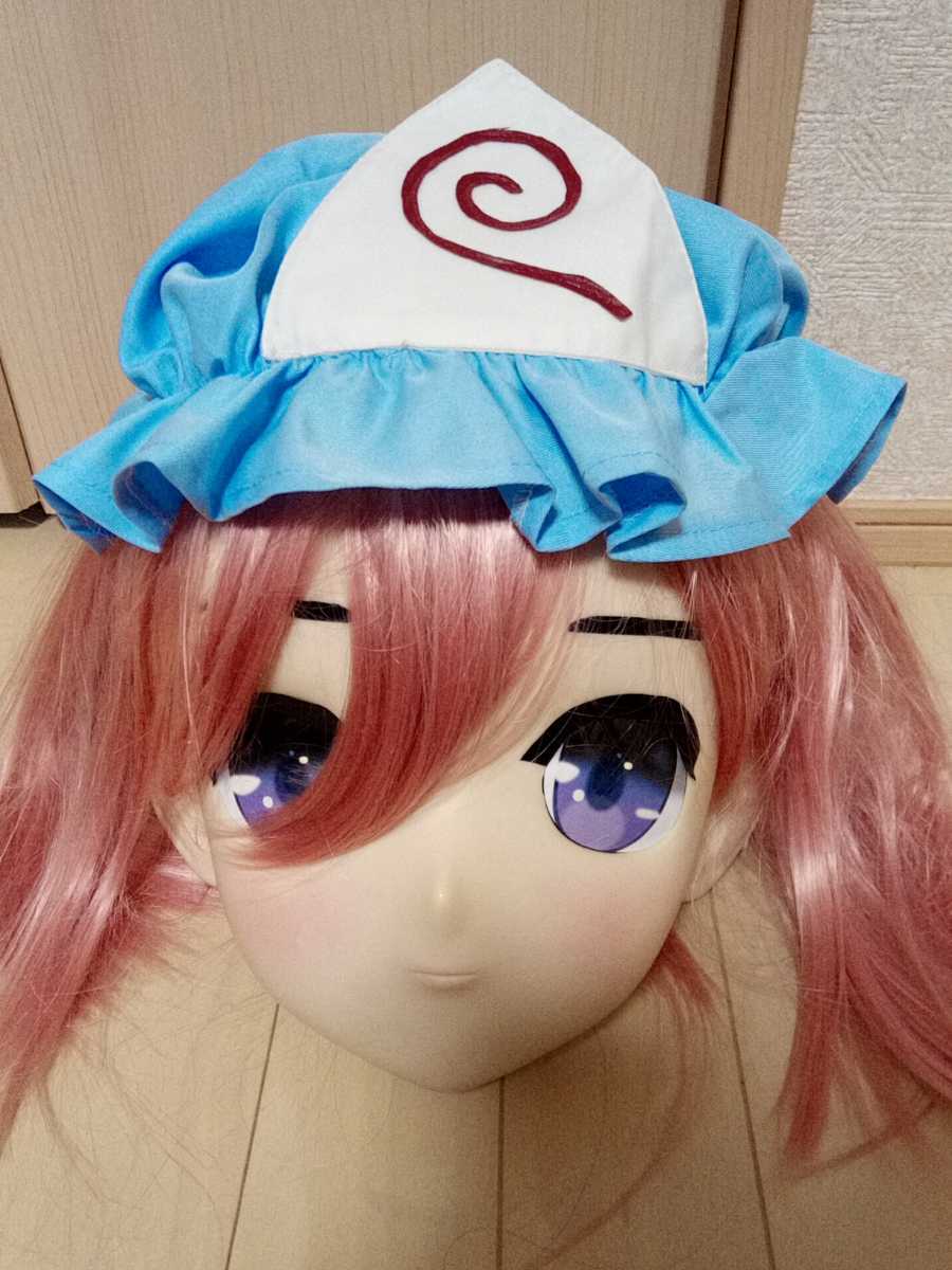 即納 西行寺幽々子 全頭面　 着ぐるみ 衣装付　コスプレ　マスクkigurumi 着ぐるみ マスク 西行寺幽々子風 衣装付(男性M) 東方projectの落札情報