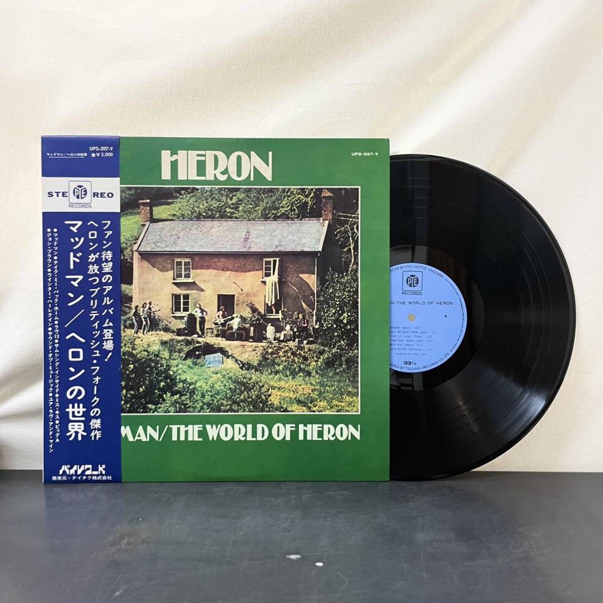☆LP☆見本盤☆帯付☆国内盤☆美盤☆希少☆ヘロン マッドマン/ヘロンの