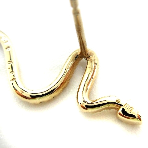 アクセサリー Hirotaka Sapphire Eye Snake Earring Hirotaka Sapphire Eye Snake Earring