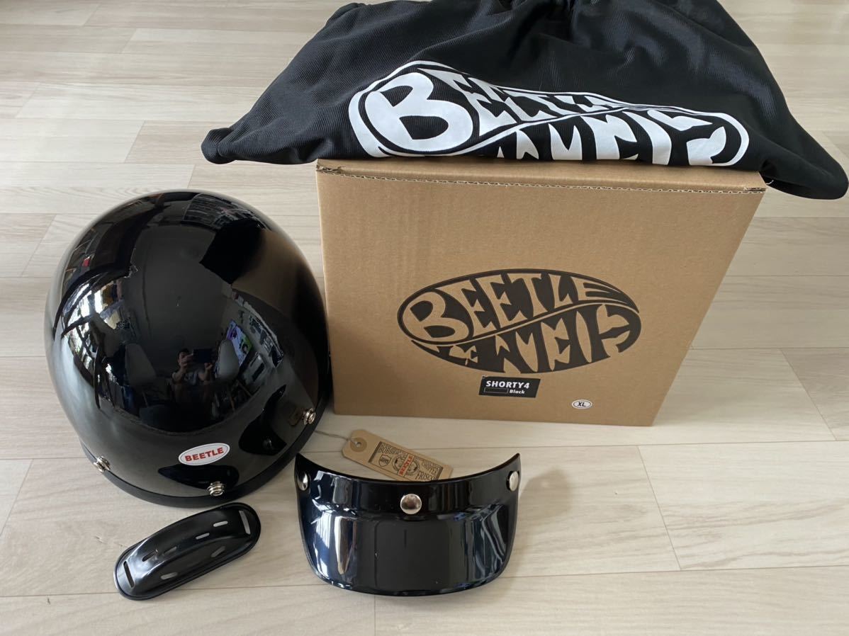 BEETLE 黒 ヘルメット オーシャンビートル ヘルメット BEETLE MTX MOTO STYLE HELMET