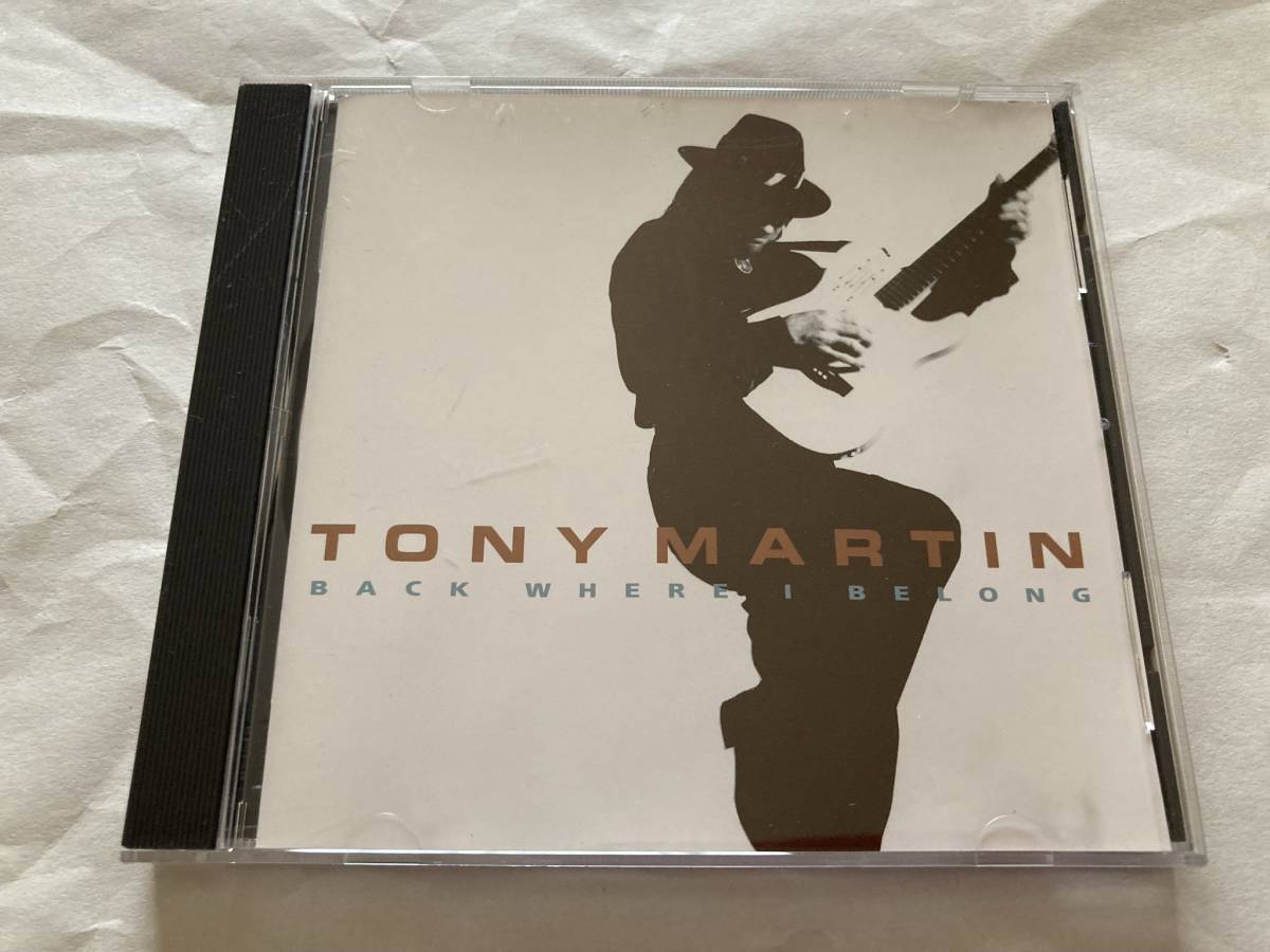 Tony Martin Back Where I Belong トニー マーティン Black Sabbath ブラックサバス の落札情報詳細 ヤフオク落札価格情報 オークフリー スマートフォン版