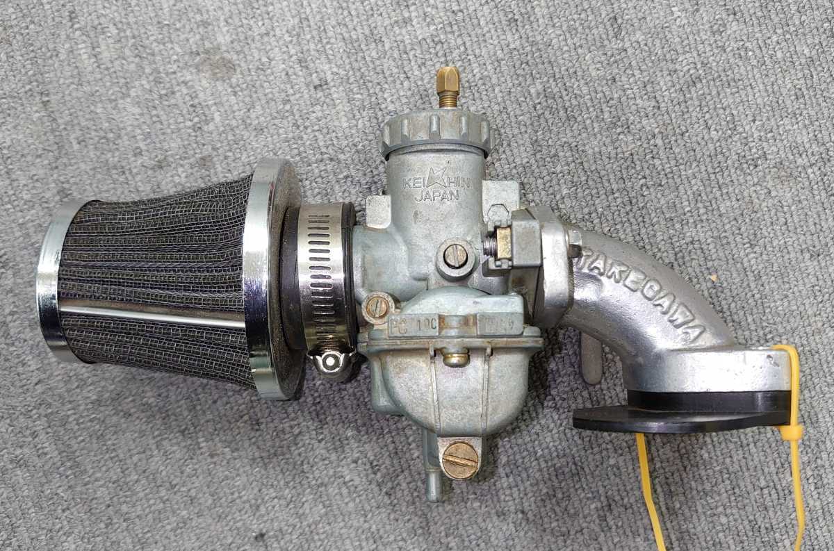 Keihin Pc22キャブ ビッグキャブ Takegawaマニホールド付き キャブレター 検索 モンキー ゴリラ ダックス シャリィ ジャズ カブ等 の落札情報詳細 ヤフオク落札価格情報 オークフリー スマートフォン版