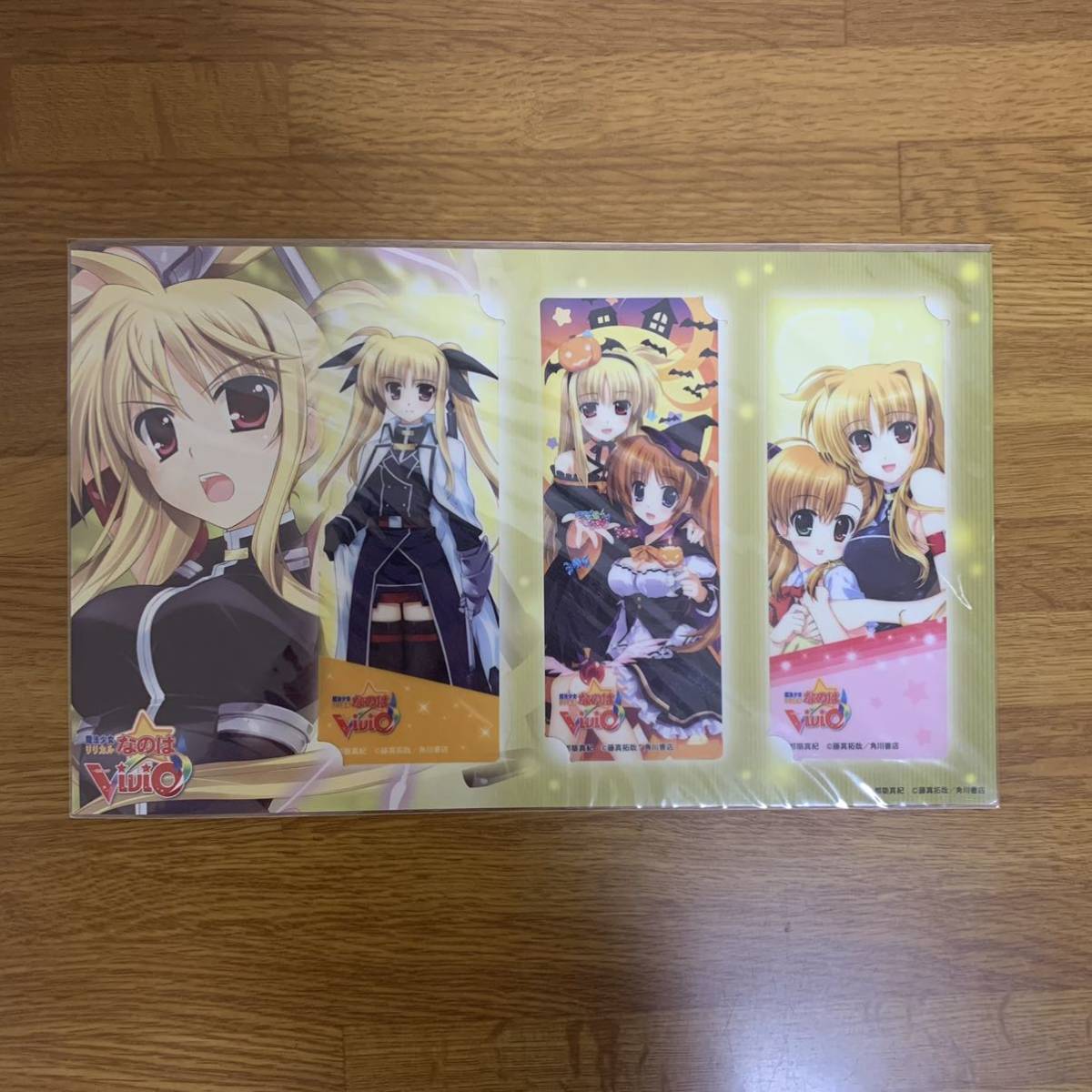 魔法少女リリカルなのは Vivid クリアしおりセット フェイト T ハラオウン クリアブックマーカー なのは ヴィヴィオ の落札情報詳細 ヤフオク落札価格情報 オークフリー スマートフォン版