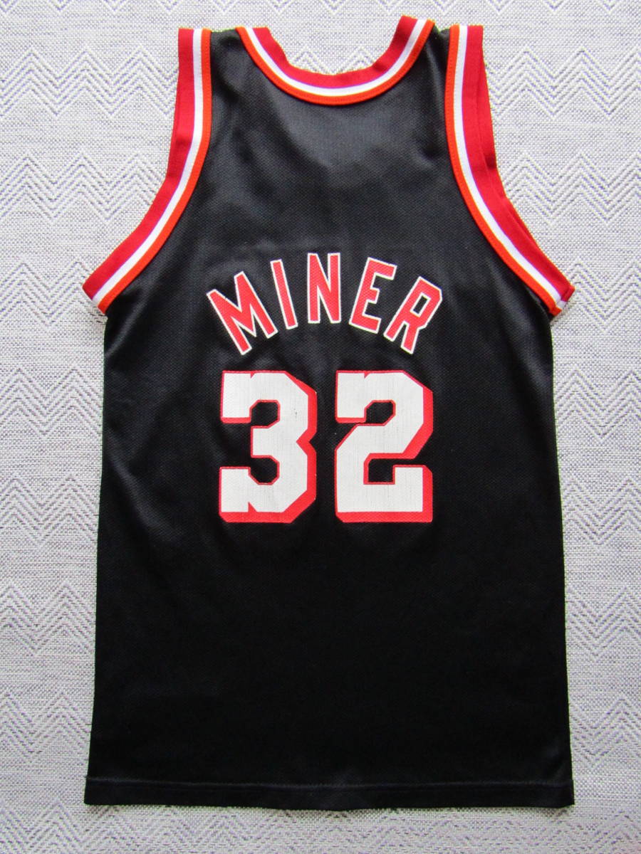 NBA HEAT MINER #32 ハロルド・マイナー Champion チャンピオン製