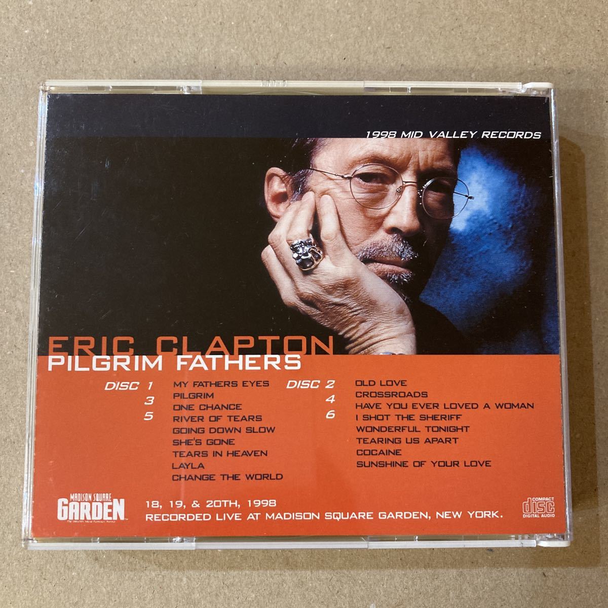 ERIC CLAPTON “PILGRIM FATHERS” MID VALLEY 初期タイトル 6CD+ツアー