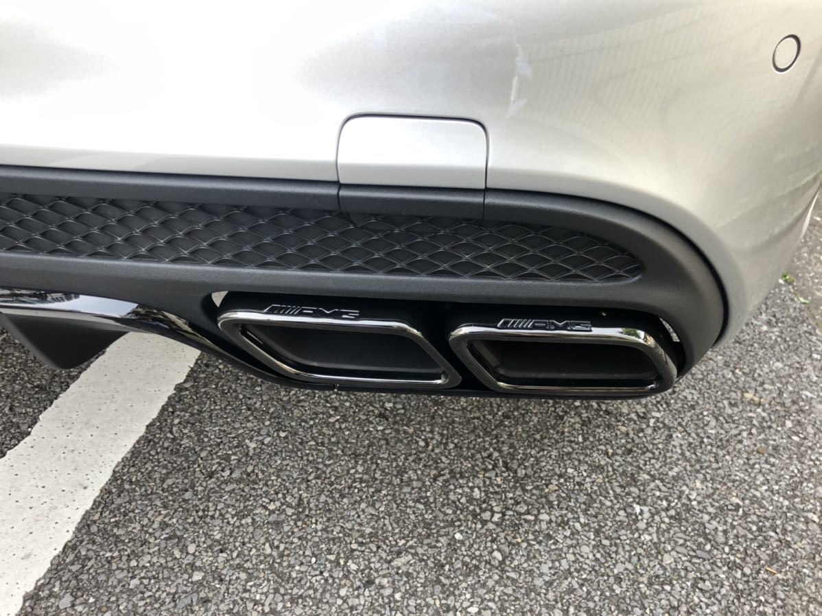 AMG 純正 OP C63 C63S ナイトパッケージ マフラー カッター 本国