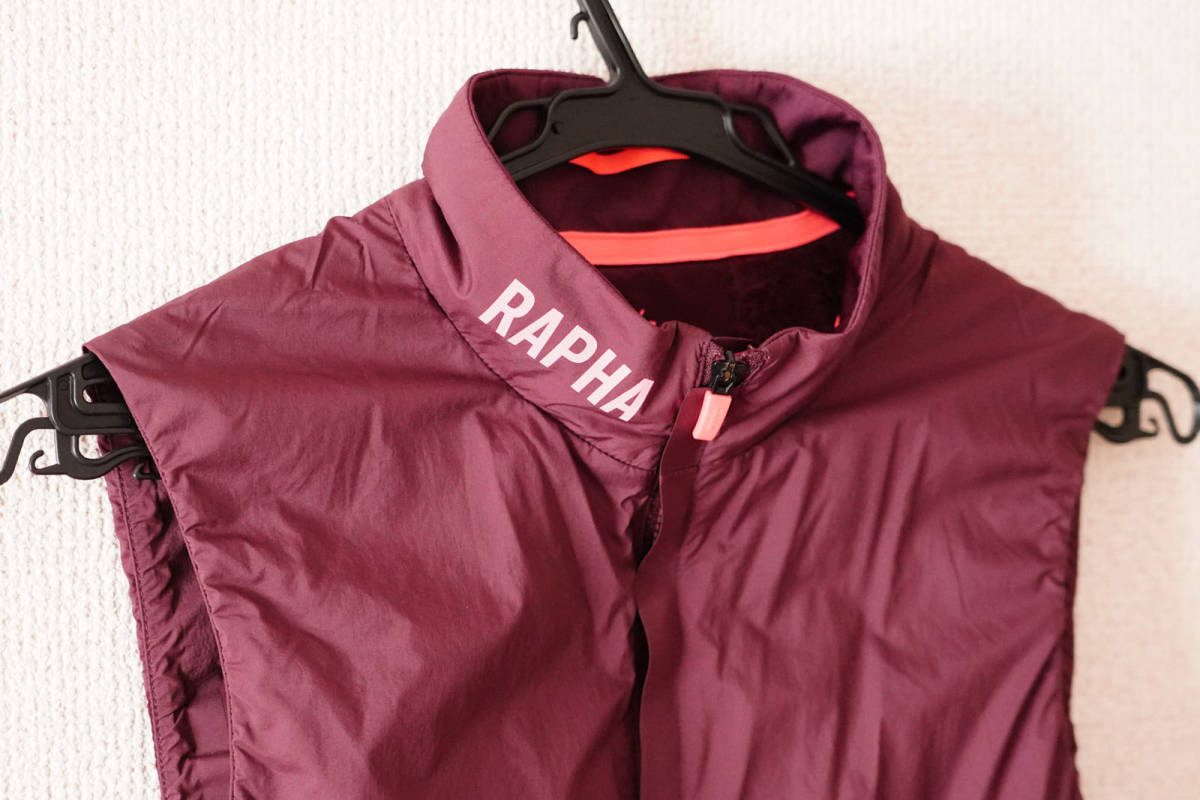 Rapha プロチームウインドジャケットバーガンディ サイズS
