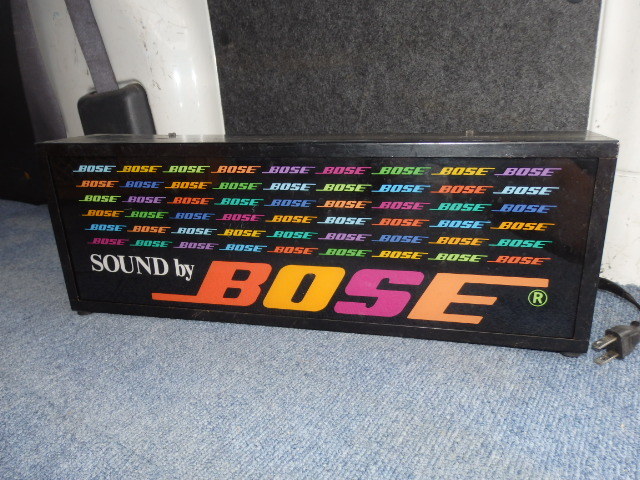 YM2031/BOSE 店頭ポップ 看板 電装看板 ノベルティ 非売品☆BOSE 販売