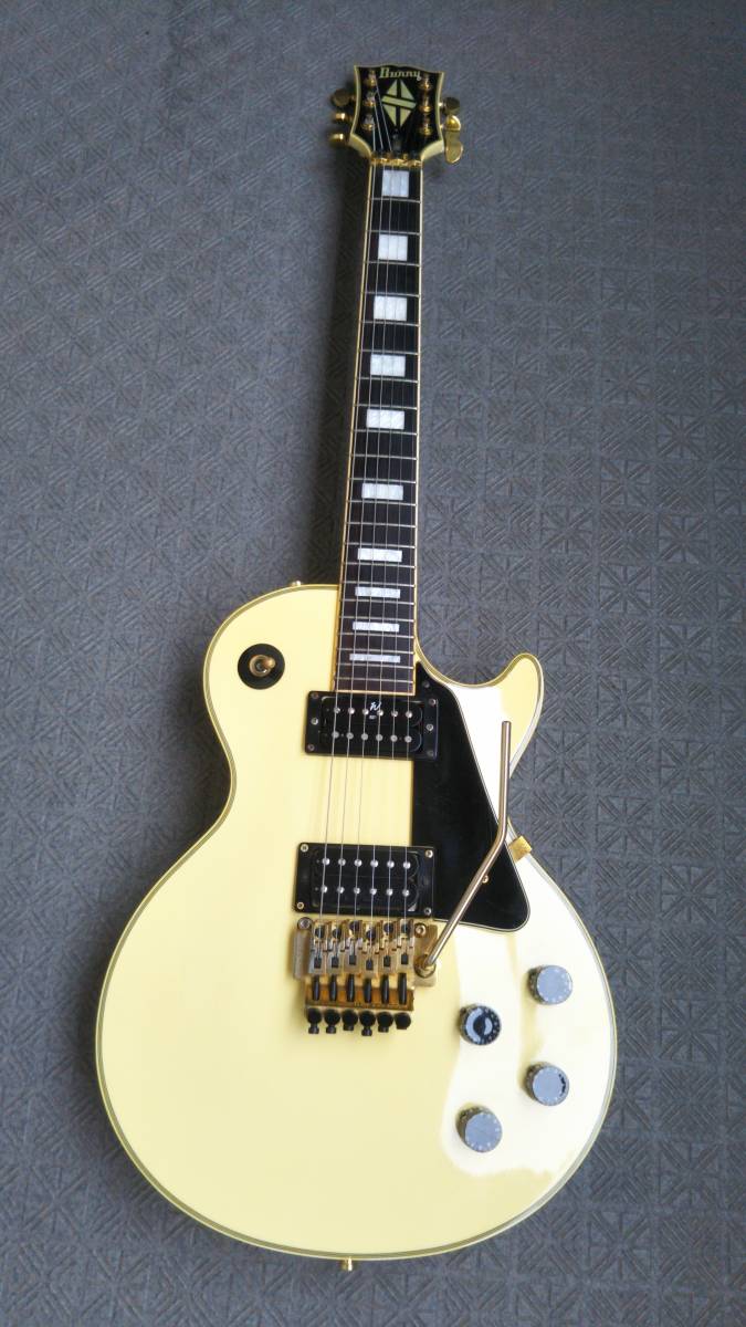 超希少 レアカラー BURNY レスポール系 バリ取り メンテ美品 使用歴少 超希少 レアカラー BURNY レスポール系 バリ取り メンテ美品