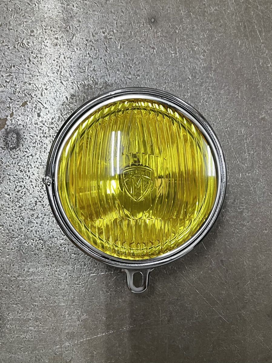 4Lモンキー用マーシャルヘッドライトレンズ イエロー！