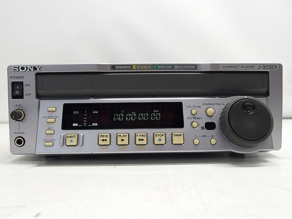 SONY J-30SDI マルチフォーマットプレーヤー ベータ/SP/SX/デジベ/MPEG 
