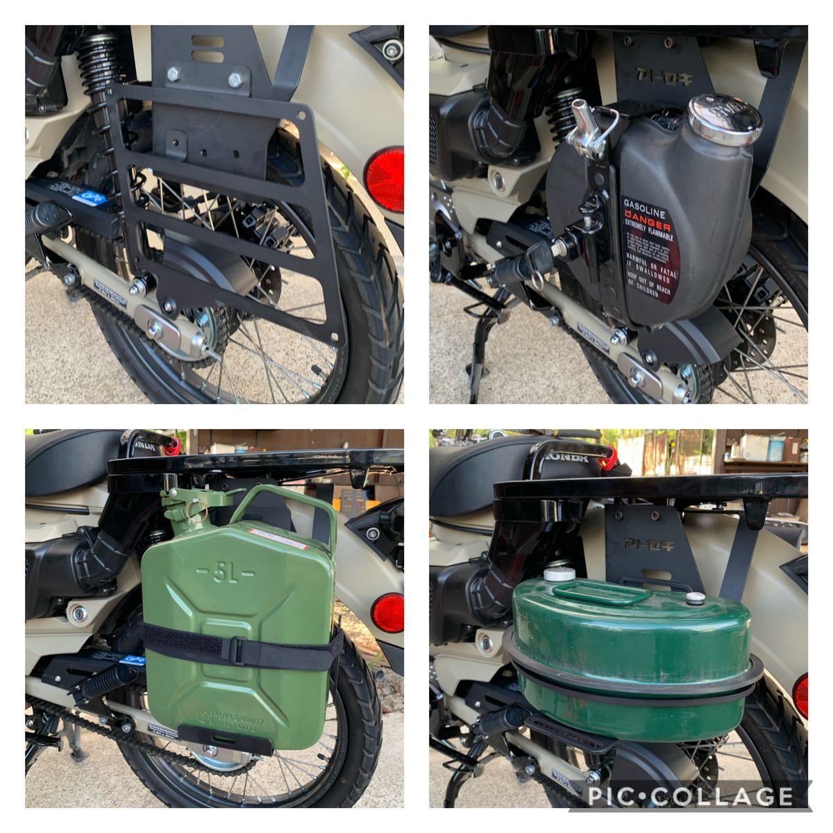 新品 Ct125ハンターカブ用 リヤサイドベースステー アトテツセキサイ 予備タンク バッグサポート 積載用品 オリジナル の落札情報詳細 ヤフオク落札価格情報 オークフリー スマートフォン版