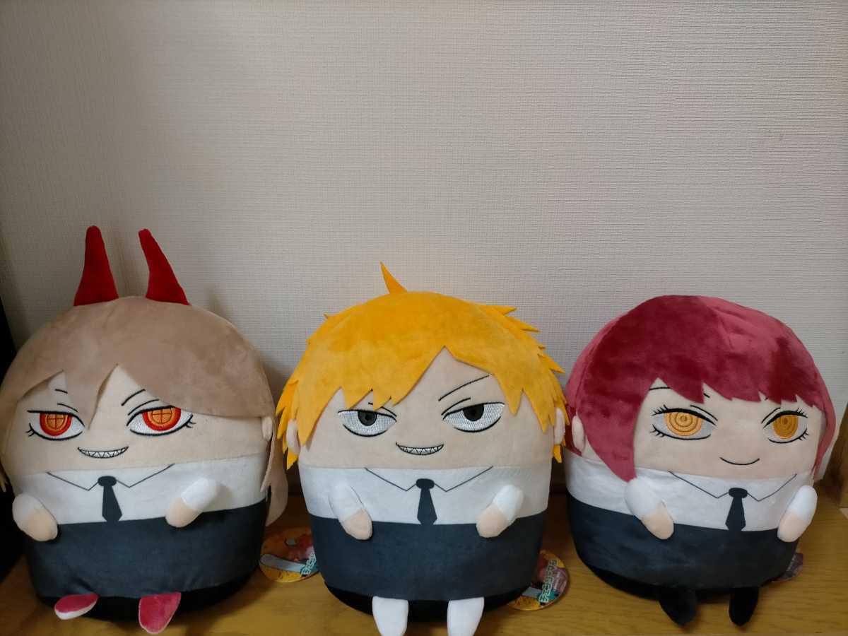 新品 3個セット チェンソーマン ころっとクッション デンジ パワー