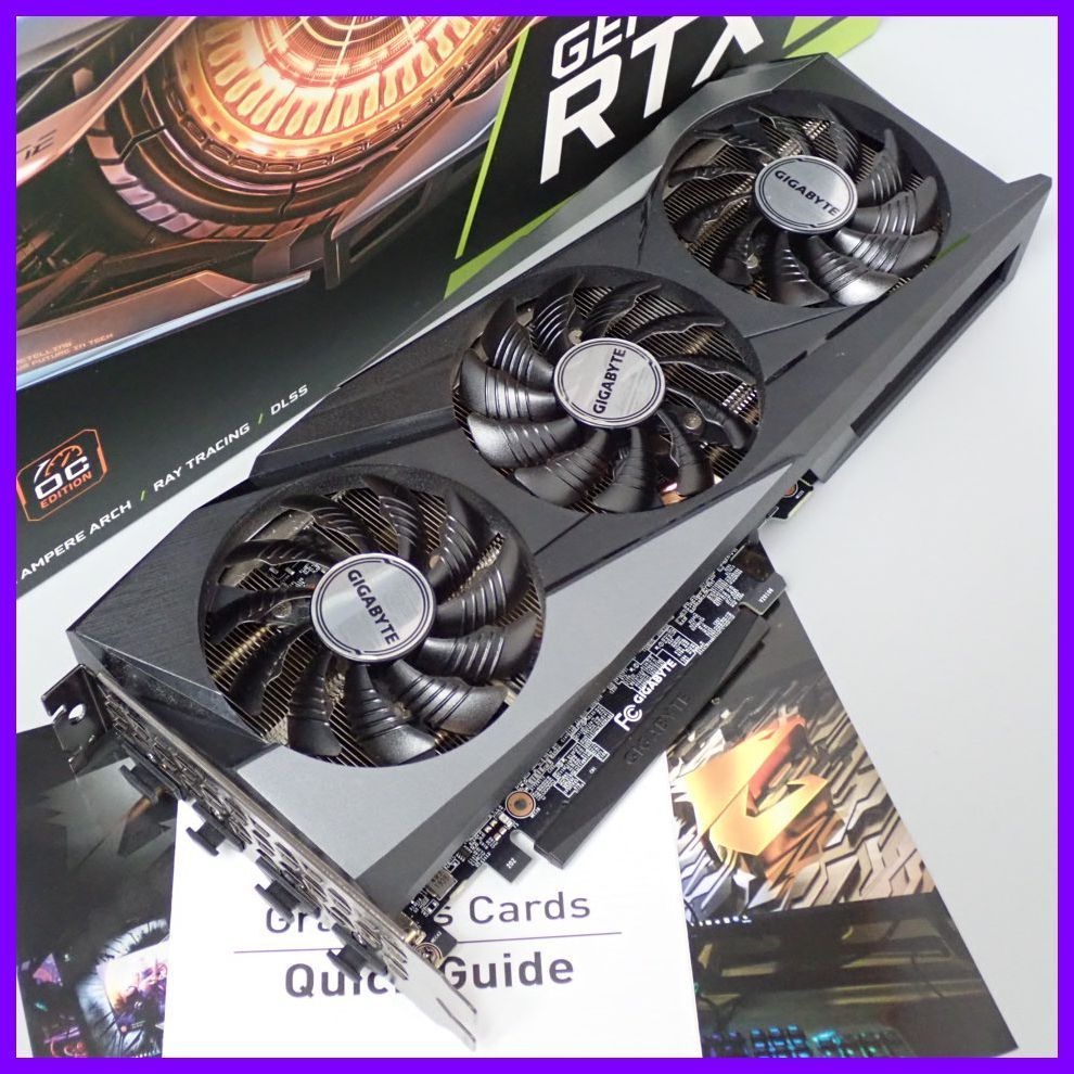 やや傷や汚れあり】☆GIGABYTE GEFORCE RTX 3060 グラフィックボード
