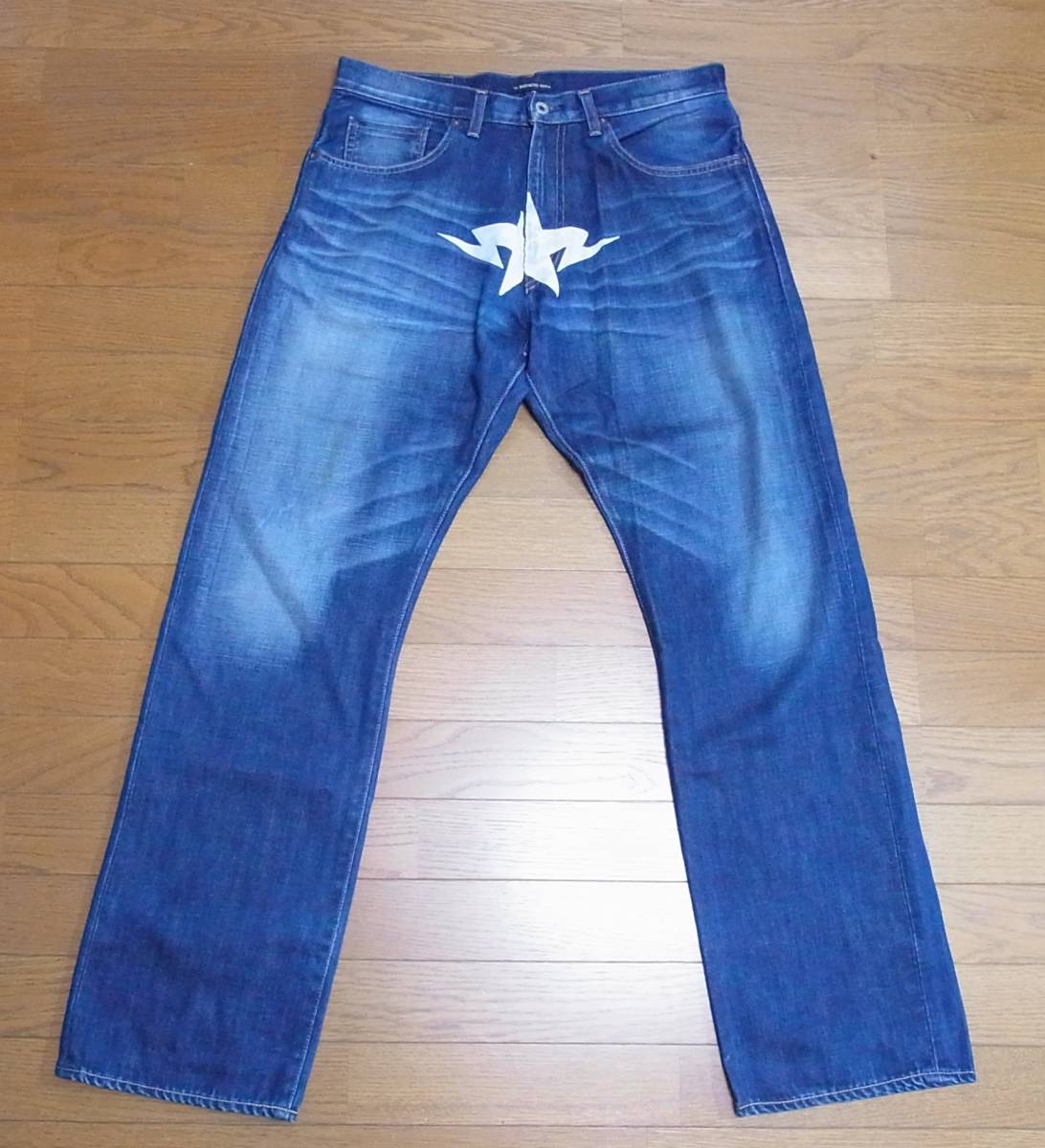 A Bathing ape Bape sta スターペイント Y2K バギー パンツ 