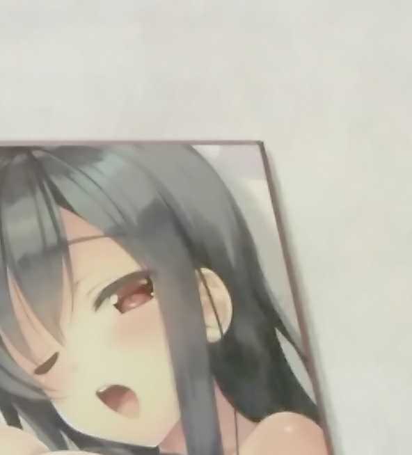 未使用】ソフマップ特典 描き下ろし複製サイン入り色紙 御前崎悠羽