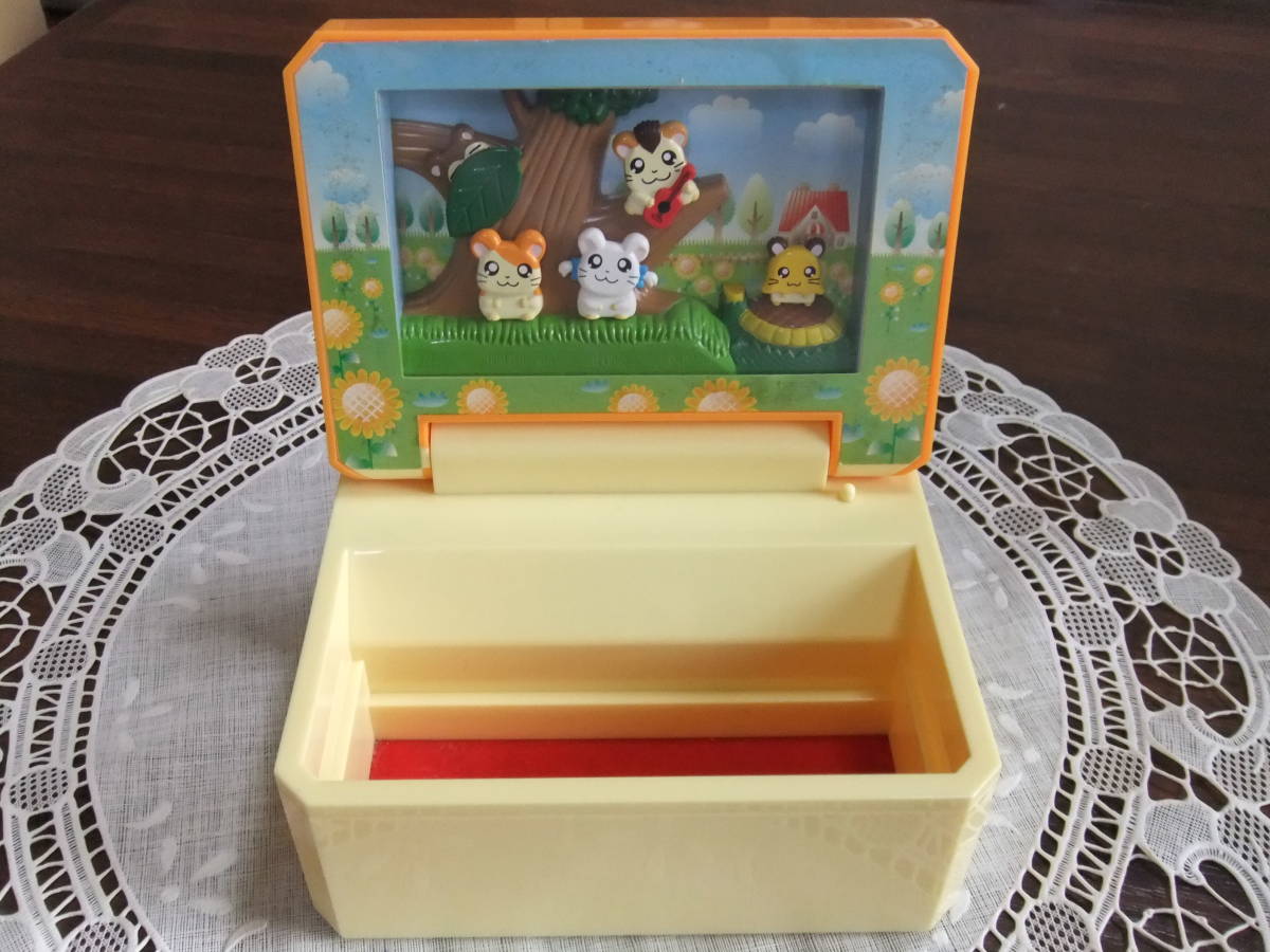 傷や汚れあり】とっとこハム太郎◇動く ハムちゃんず オルゴールBOX
