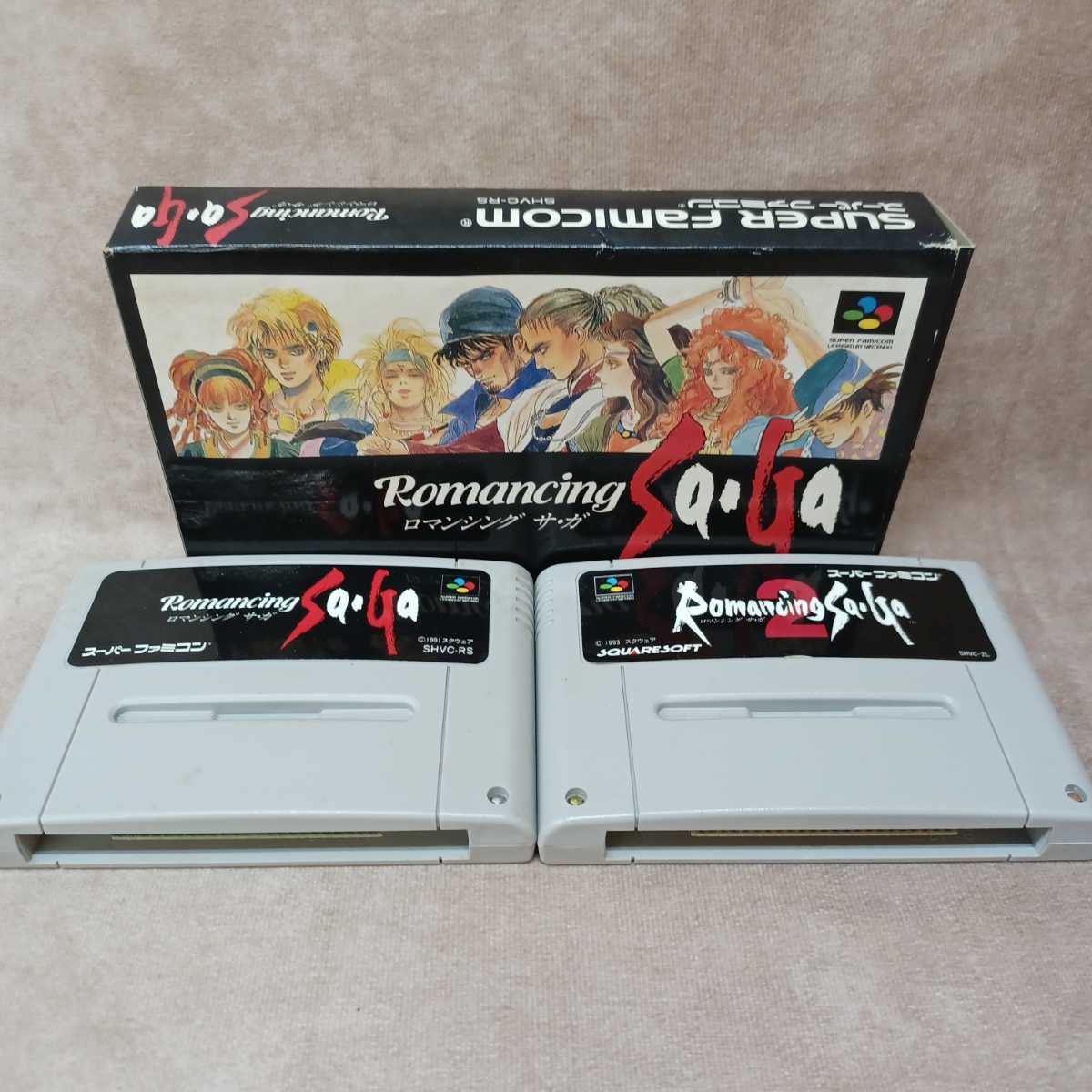 SFCソフト「ロマンシングザ・ガ」中古動作品1個の出品です。