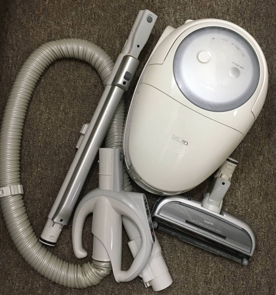 サンヨー エアシス 空気清浄機能付 サイクロンクリーナー SANYO airsis